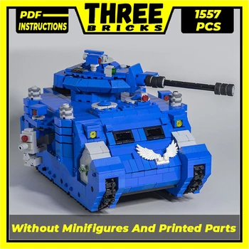 Moc yapı tuğlaları Askeri Silah Modeli Çekiç Saldırı Tankı Teknoloji Modüler Blok Hediyeler Oyuncaklar Çocuklar İçin DIY Setleri Montaj