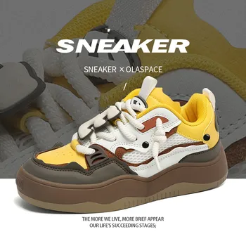 Moda erkek Tasarımcı Sneakers Çift Streetwear Kaykay Ayakkabı Erkekler Kadınlar Platformu Sneakers Spor Paten Ayakkabı Tenis Masculino