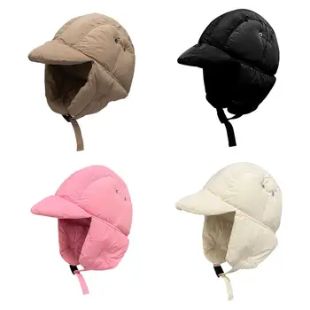 Moda Retro kulak koruyucu Uçan Şapka Erkekler Ve Kadınlar İçin Kış Açık Sürme Ve Kayak Sıcak Bombacı Şapka