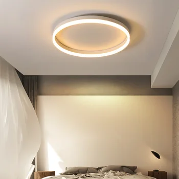Modern LED Tavan lambaları ışıkları Oturma yemek odası mutfak yatak Odası tavan lambası basit yuvarlak Ev Dekor kapalı avize