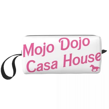 Mojo Dojo Casa Ev Kozmetik Çantası Kadınlar için Makyaj Çantaları Ryan Gosling At Kenough Kenergy Seyahat Günlük makyaj çantası Organizatör