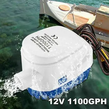 Motorlu Tekneler Otomatik 12V 1100GPH Sintine Pompası Dalgıç Pompa Elektrikli Su Pompaları