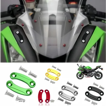 Motosiklet için uygun Kawasaki Ninja 400 NİNJA400 2018 2019 2020 2021 Cam Sürücü dikiz aynası Delik Kapağı Dekorasyon