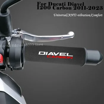Motosiklet Sünger Kavrama Darbeye Dayanıklı Kaymaz Gidon Kavrama Sünger Kapağı Ducati Diavel 1200 için Karbon 1260 1260S 2011-2023