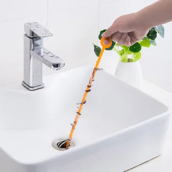 Mutfak Kanalizasyon Saç Saç Temizleme Araştırmak Tuvalet Banyo derin su borusu Yılan Fırça Basit Aracı Banyo Mutfak Temizlik Malzemeleri