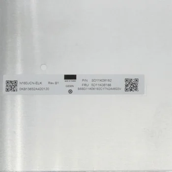 N160JCN-ELK laptop lcd ekranı Ekran Paneli 16.0 