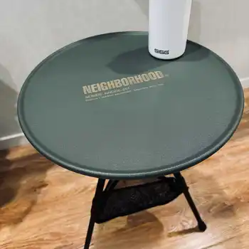 NBHD açık yuvarlak masa katlanır taşınabilir saklamak kolay hafif siyah tarzı kamp masası çay masası kaldırma tablası yakışıklı