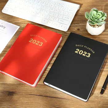 Ofis Malzemeleri Çalışma Planlama Zaman Yönetimi Planlayıcısı Dizüstü Gündem Planlayıcısı Yıllık Takvim 2023 A5 Dizüstü İş Not Defteri