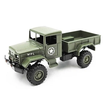 Ordu Yeşil Sarı Simülasyon WPL MB14 Askeri Kamyon Model Araç Alaşım 1/64 Metal Araba Çocuklar için Oyuncaklar Çocuk günü Hediyesi