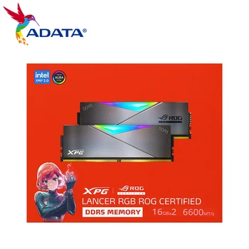 Orijinal Adata XPG DDR5 ram bellek 2 ADET RGB 6000MT/s 6600MT / s 16GB Lancer ROG Sertifikalı Intel XMP 3.0 Flash Memoria Masaüstü