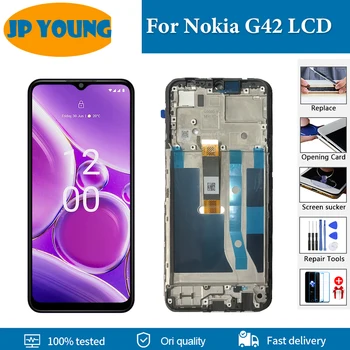 Orijinal LCD Nokia G42 LCD ekran dokunmatik ekranlı sayısallaştırıcı grup Nokia g42 Ekran Yedek Parça Tamir