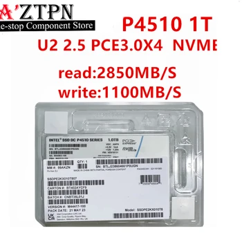 Orijinal SSD Intel P4510 1 TB U2 MVME sunucu SSD SSDPE2KX010T807