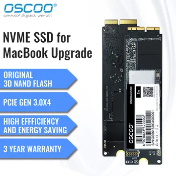 OSCOO SSD sabit disk 256 GB 512 GB Katı Hal Sürücü SSD 1 TB PCIe SSD için Macbook Pro 2015 Dizüstü Bilgisayarlar