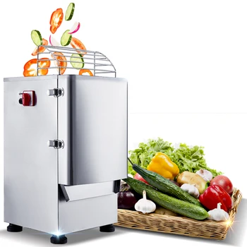 Otomatik Elektrikli Kavun / Havuç Kesme Makinası Ticari Mutfak Sebze Kesici