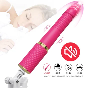 Otomatik Makine Teleskopik Yapay Penis Vibratör Kadın Sexs Oyuncak Kadın Vajina Mastürbasyon Penis G Noktası Klitoris Stimülatörü Masajı