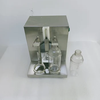 Otomatik süt çay çalkalama makinesi paslanmaz çelik çift kafa süt çay çalkalama kabı shaker 220V