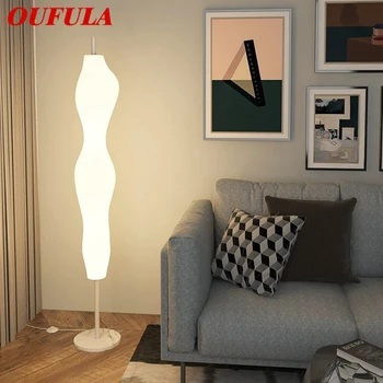 OUFULA iskandinav zemin lambası minimalizm Modern aile oturma odası yatak odası yaratıcılık LED dekoratif ayakta ışık