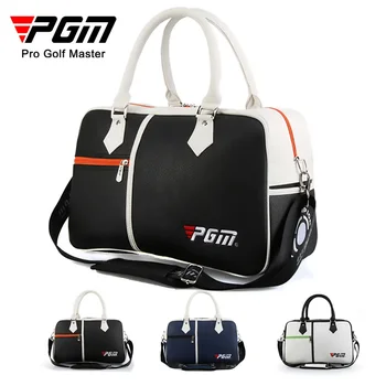 PGM Golf Giyim Çantası erkek ve kadın pu ayakkabıları çanta Çapraz Vücut omuzdan askili çanta Büyük kapasiteli ultra hafif ve taşınabilir YWB017 yeni
