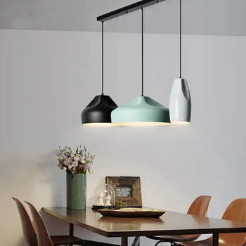 Pirinç Mikro kolye ışıkları Nordic minimalist led art deco kolye ışık oturma odası ışıkları yemek odası yatak odası aydınlatma armatürleri