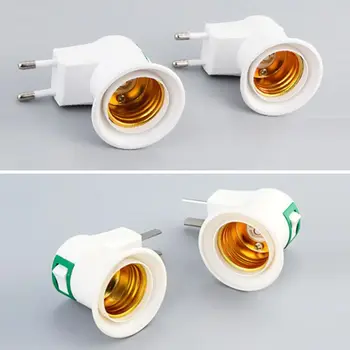Pratik AB / ABD Plug İle ON / OFF Düğmesi Anahtarı Dönüştürücü Lamba Tutucu Ampuller Soket Tabanı Lamba Üsleri led ışık bazı
