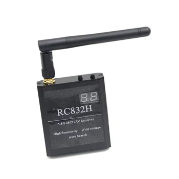 RC832H 5.8 G 48CH Video Alıcısı 12V Otomatik Kanal Arama için TS832 TS5823 TS5828 RC Uçak Helikopter FPV Drone