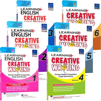 SAP Öğrenme Yaratıcı Yazma Çalışma Kitapları Singapur Öğrenme Serisi Temel Sahne İngilizce Yazma Çalışma Kitabı Sınıflar için 1-6