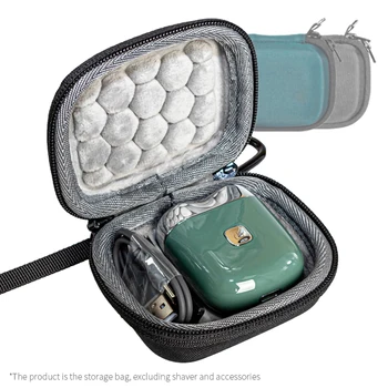 Sert EVA Tıraş Makinesi Taşıma Çantası Yoose Jilet saklama çantası erkek Elektrikli Tıraş Makinesi Taşınabilir Seyahat Kutusu