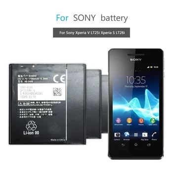 Sony Xperia S LT26i Arc HD,SO-02D/V LT25i için 1700mAh BA800 Cep Telefonu Pili