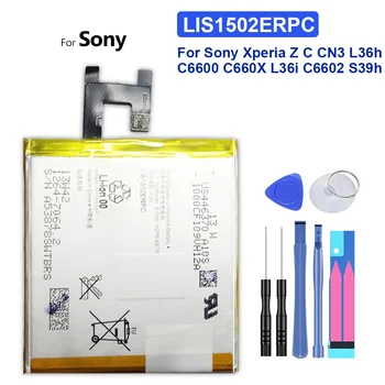 SONY Xperia Z, L36h. L36i. C6602 için Telefon Bataryası LIS1502ERPC. SO-02E., C6603, S39H, M2, S50h, D2303, D2306, Bateria