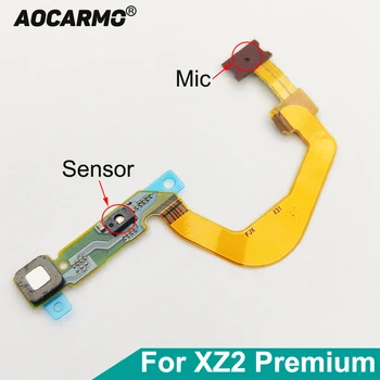 SONY Xperia ıçin Aocarmo XZ2 prim H8116 H8166 XZ2P ortam ışığı yakınlık sensörü üst Mic mikrofon şerit Flex kablo