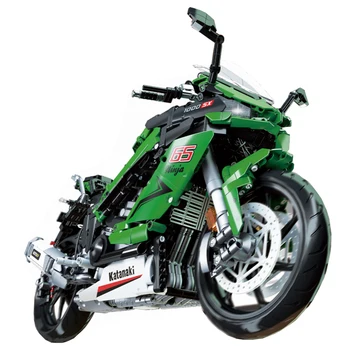 STOKTA 1:6 MOC Teknik Motosiklet 1000SX Yapı Taşları Modeli Şehir Spor Araba Tuğla Oyuncaklar Boys için noel hediyesi seti