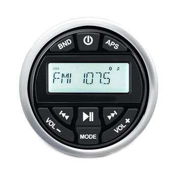 Su geçirmez Bluetooth Deniz Dijital Stereo Alıcısı ile MP3 Çalar AM FM Radyo USB Müzik Akışı için