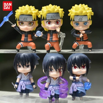 Sıcak 3 adet / takım Anime Naruto Hinata Sasuke Hitachi Kakashi Gaara anime figürü S Versiyonu PVC Rakamlar Oyuncak Bebekler Çocuk Hediye