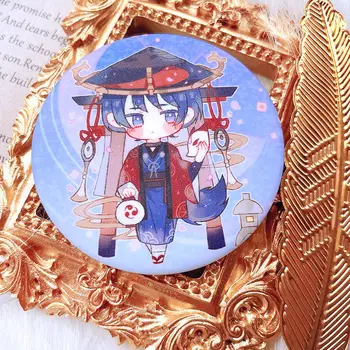 Sıcak Genshin Darbe Kimono Kazuha Scaramouche Pimleri Metal Rozet Düğmesi Broş Pins Koleksiyonu Madalya Kolye Hatıra Cosplay Hediyeler