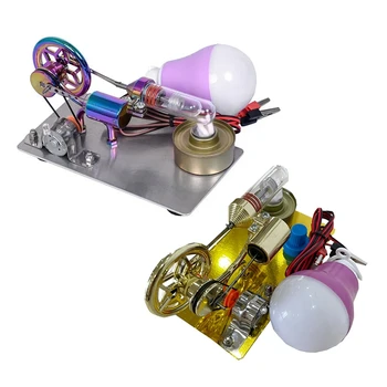 Sıcak Hava Stirling Motor Modeli Jeneratör Motor Fizik Deney Bilim Oyuncak Eğitim Bilimi Oyuncak