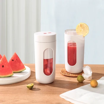 Taşınabilir Blender Smoothies Elektrikli meyve sıkacağı Makinesi Usb Şarj Edilebilir Mini Taze meyve suyu fincanı Blender 300Ml Uygunluk Herhangi Bir Meyve