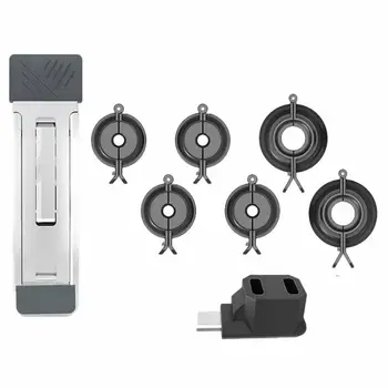 Taşınabilir Braket Ayarlanabilir Arka Standı USB C Adaptörü Rocker Buhar Güverte Konsolu Oyun Aksesuarları Uyumlu Akıllı Telefonlar