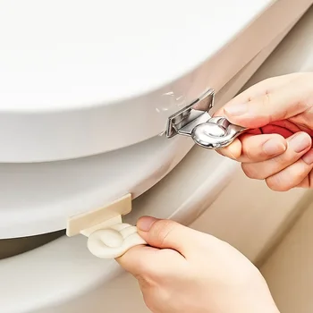 Tuvalet kapağı kaldırıcı ışık lüks klozet Anti-kirli kolu koltuk kapak kaldırıcı klozet kapağı kaldırıcı