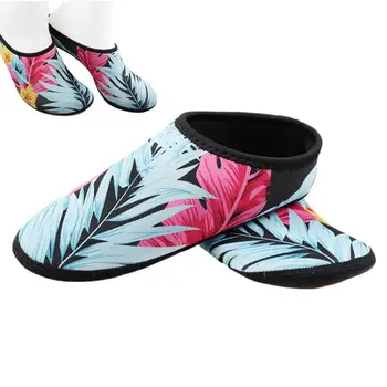 Unisex Hafif su ayakkabısı Kadın Yüzme dalış çorapları Aqua Plaj Sandalet Düz Ayakkabı Erkekler İçin Sahil Kaymaz Spor Ayakkabı Çorap Terlik