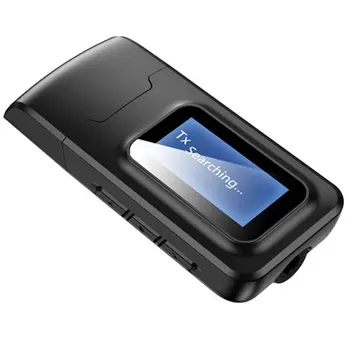 USB Bluetooth 5.0 kablosuz AV alıcısı-vericisi Alıcı lcd ekran 3.5 MM AUX RCA Stereo Kablosuz Adaptör Dongle PC TV İçin Araba Kulaklık