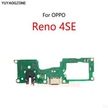 USB Şarj Dock Bağlantı Noktası Soket fiş konnektörü Flex Kablo OPPO Reno 4SE Şarj devre kartı modülü