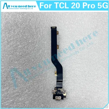 USB Şarj Portu Konektörü Şarj Kurulu Flex Kablo şarj doku İçin TCL 20 Pro 5G T810H T810 20Pro Onarım Parçaları Değiştirme