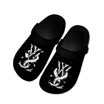Uyurken Metalcore Band Ev Takunya Özel su ayakkabısı Mens Womens Genç Ayakkabı Takunya Nefes Plaj Delik Terlik