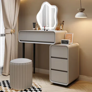 Uzatılabilir Tasarım Tuvalet Masası Taşınabilir Modern Çok Fonksiyonlu Profesyonel Şifoniyer Depolama Tocadores salon mobilyaları