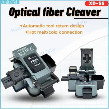 XD - 55 Optik Cleaver Yeni FTTH Kesme Otomatik Dönüş Aracı İle XD-55 Optik Cleaver Fiber Optik Bıçak Araçları