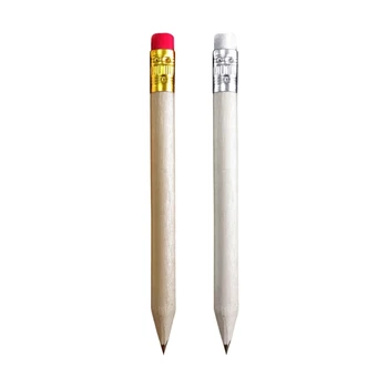 Y1UB 50 Adet Küçük silgili kurşun kalemler Toplu Mini Kalemler Çocuklar Yetişkinler için Okul Ofis