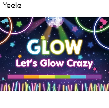 Yeele Glow Parti Dekor Zemin Photocall Doğum Günü Glitter Spot Arka Plan Fotoğraf Fotoğraf Fotoğraf Stüdyosu Prop