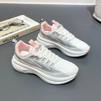 Yeni 2023 Erkekler koşu ayakkabıları Nefes Açık spor ayakkabı Hafif Spor ayakkabı erkekler için Rahat Atletik Eğitim Ayakkabı