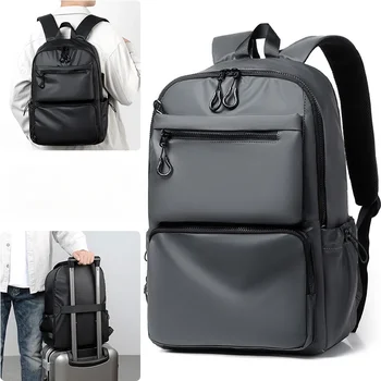Yeni 2024 iş sırt çantası 14 İnç erkek Sırt Çantası seyahat omuz çantası Eğlence Bilgisayar Çantası Moda Trendi Öğrenci sırt çantası