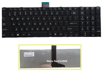 Yeni ABD Klavye Toshiba Uydu L50 C50 C50D L50-A C50-A S50 S55 L70 L75 C70 C75 Laptop Siyah Klavye
